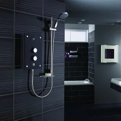 Mira Sh Mira Galena 9.8kW Slate Effect Thermostatic Electric Shower -Aqualisa Shop 1.1634.117 d2
