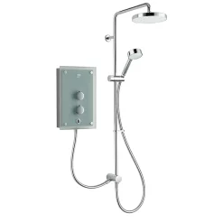 Mira Sh Mira Azora Dual 9.8 KW Electric Shower - Frosted Glass -Aqualisa Shop 1.1634.156 d1