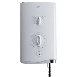 Mira Sh Mira - Sport 9.8kw Thermostatic Electric Shower - White & Chrome -Aqualisa Shop 1.1746.006 d1