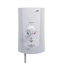 Mira Sh Mira - Advance Flex Low Pressure 9.0kw Thermostatic Electric Shower - White & Chrome -Aqualisa Shop 1.1759.003 d1