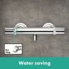 Hansgrohe Ecostat 1001 CL Thermostatic Exposed Shower Mixer -Aqualisa Shop 13211000 d4