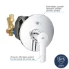 Grohe QuickFix Start Concealed Single Lever Bath Shower Mixer -Aqualisa Shop 23558002 d1