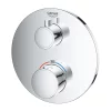 Grohe Grohtherm 1-Outlet Thermostatic Shower Mixer Trim With Shut-Off Valve -Aqualisa Shop 24075000 d2