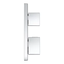 Grohe Grohtherm Cube 1-Outlet Thermostatic Shower Mixer Trim With Shut-Off Valve -Aqualisa Shop 24153000 d2