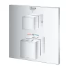 Grohe Grohtherm Cube 2-Outlet Thermostatic Shower Mixer Trim With Diverter Valve -Aqualisa Shop 24154000 d3