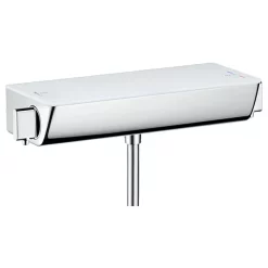 Hansgrohe Raindance Select S 150 With Ecostat Select Thermostatic Shower Mixer - White/Chrome