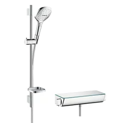 Hansgrohe Raindance Select E 120 With Ecostat Select Thermostatic Shower Mixer - Chrome