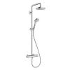 Hansgrohe Croma Select S EcoSmart Showerpipe 180 Thermostatic Shower Mixer -Aqualisa Shop 27253400 l
