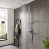 Hansgrohe Crometta S Showerpipe 240 1 Jet With Thermostatic Bath Mixer -Aqualisa Shop 27267000 d4n