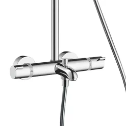 Hansgrohe Croma Select S Showerpipe 180 Thermostatic Bath Shower Mixer 7 Hansgrohe Croma Select S Showerpipe 180 Thermostatic Bath Shower Mixer -Aqualisa Shop 27351400 d1