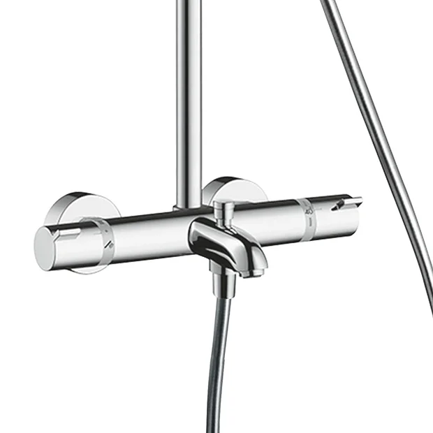Hansgrohe Croma Select S Showerpipe 180 Thermostatic Bath Shower Mixer 5 Hansgrohe Croma Select S Showerpipe 180 Thermostatic Bath Shower Mixer - Image 3