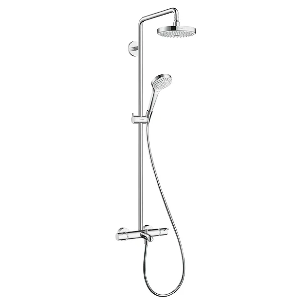 Hansgrohe Croma Select S Showerpipe 180 Thermostatic Bath Shower Mixer 4 Hansgrohe Croma Select S Showerpipe 180 Thermostatic Bath Shower Mixer - Image 2