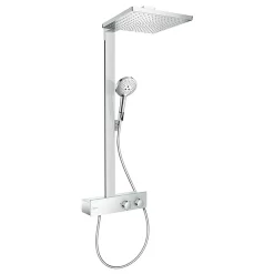 Hansgrohe Raindance E Showerpipe 300 With ShowerTablet 350 Thermostatic Shower
