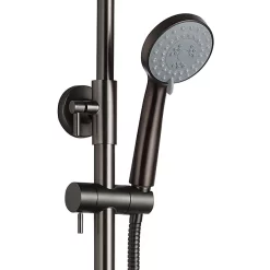 Just Taps Plu JTP Vos Brushed Black Thermostatic Shower -Aqualisa Shop 2752819bbl d2