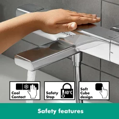 Hansgrohe Croma E Showerpipe 280 Thermostatic Bath Shower Mixer -Aqualisa Shop 27687000 d3