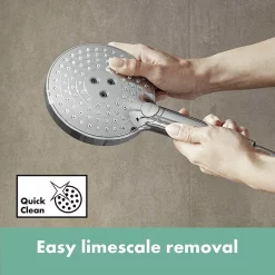 Hansgrohe Raindance E Complete Shower Set With Wall Mounted Shower Handset