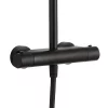 Just Taps Plu JTP Vos Matt Black Thermostatic Shower -Aqualisa Shop 2852819mb d3n