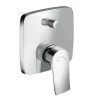 Hansgrohe Metris Concealed Single Lever Manual Bath Mixer With Backflow Prevention -Aqualisa Shop 31451000 l