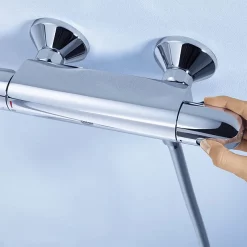 Grohe Grohtherm 1000 Thermostatic Shower Mixer 13 Grohe Grohtherm 1000 Thermostatic Shower Mixer -Aqualisa Shop 34143003 d4