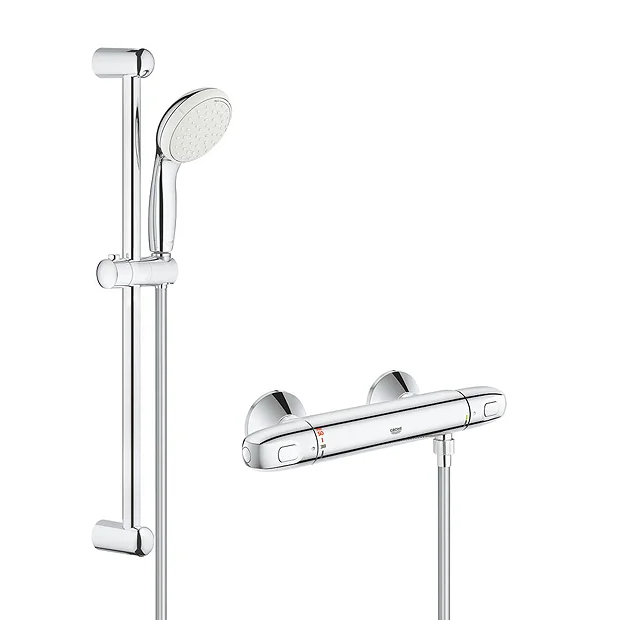 Grohe Grohtherm 1000 New Thermostatic Shower Mixer And Kit 4 Grohe Grohtherm 1000 New Thermostatic Shower Mixer And Kit - Image 2
