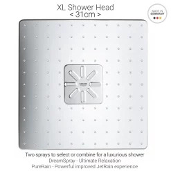 Grohe Grohtherm SmartControl Square Perfect Shower Set With Rainshower 310 SmartActive -Aqualisa Shop 34706000 d5