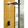 Just Taps Plu JTP Hix Matt Black Twin Outlet Thermostatic Concealed Shower Valve