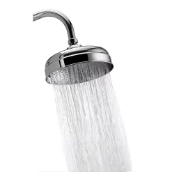 Aqualisa - Aquatique Thermo Exposed Thermostatic Valve With 5" Drencher Head & Riser Rail - Chrome