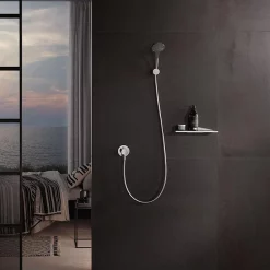 Keuco Ixmo Solo Round Thermostatic Shower Mixer Valve - Chrome 11 Keuco Ixmo Solo Round Thermostatic Shower Mixer Valve - Chrome -Aqualisa Shop 59554010021 d3