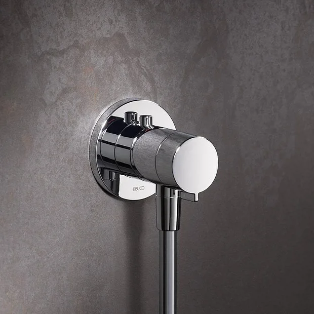 Keuco Ixmo Solo Round Thermostatic Shower Mixer Valve - Chrome 4 Keuco Ixmo Solo Round Thermostatic Shower Mixer Valve - Chrome - Image 2