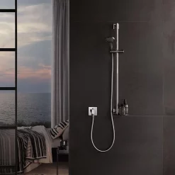 Keuco Ixmo Solo Square Thermostatic Shower Mixer Valve - Chrome -Aqualisa Shop 59554010022 d3