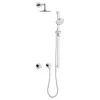 Keuco Ixmo Round Thermostatic Shower System With Head + Slide Rail Kit - Chrome -Aqualisa Shop 59605010001 d4