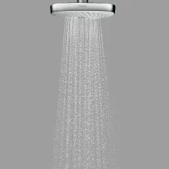 Hansgrohe Ecostat E Square Complete Shower Set With Croma Select E Shower Slider Rail Kit -Aqualisa Shop 88101000 d2