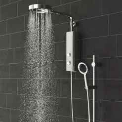 AQUAS Sh AQUAS AquaMax Flex Manual X-Jet 9.5KW Black Electric Shower -Aqualisa Shop a000269 d4