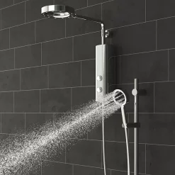 AQUAS Sh AQUAS AquaMax Flex Manual X-Jet 9.5KW Black Electric Shower -Aqualisa Shop a000269 d5