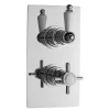 Ultra Traditional Beaumont Twin Thermostatic Shower Valve - Chrome -Aqualisa Shop a3050 ln
