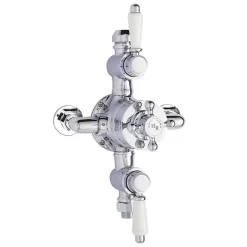Hudson Reed Traditional Triple Exposed Thermostatic Shower Valve