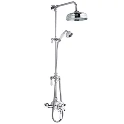 Hudson Reed Traditional Exposed Shower Valve, Riser Kit, Diverter & Shower Rose -Aqualisa Shop a3091eam312nd1
