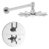 Hudson Reed - Tec Twin Concealed Thermostatic Shower Valve With Cloudburst Head -Aqualisa Shop a3098a3027arm03l