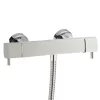 Hudson Reed Quadro Thermostatic Bar Valve With Sheer Slide Rail Kit - Chrome