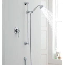 Nuie Nostalgic Manual Shower Valve + Slider Rail Kit