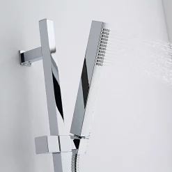 Hudson Reed Quadro Thermostatic Bar Valve With Kubix Slide Rail Kit - Chrome -Aqualisa Shop a3503a3181 nd1