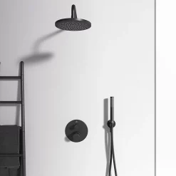 Ideal Standard Silk Black Ceratherm T100 Built-In Thermostatic 1 Outlet Shower Mixer
