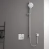 Ideal Standard Ceratherm Navigo Chrome Built-In Thermostatic 1 Outlet Square Shower Mixer + Easybox -Aqualisa Shop a7301aaa1000nu d4