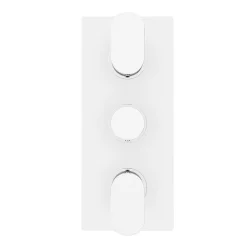 Victorian Plumbing Amos Concealed Thermostatic Triple Shower Valve -Aqualisa Shop acttrpsv n d1