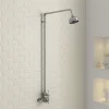 Ultra Traditional Exposed Thermostatic Shower Package With Twin Valve & Riser Kit
