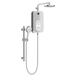 AQUAS Sh AQUAS Reva Flex Smart 9.5KW Chrome + White Electric Shower -Aqualisa Shop aq000457 d1