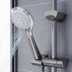Bristan Artisan Thermostatic Surface Mounted Bar Shower Valve With Adjustable Riser -Aqualisa Shop ar2shxmtffc d3