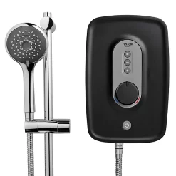 Triton Danzi 9.5kw Electric Shower - Black -Aqualisa Shop ardanz08blk d3 1