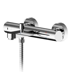Nuie Arvan Wall Mounted Thermostatic Bath Shower Mixer