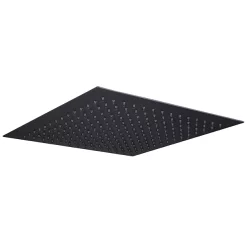 Arezzo Modern Square Thermostatic Shower (300 X 300mm Head - Matt Black)